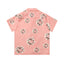 Denim Tears Pink All Over Floral Wreath Print Camp Collar Short