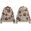 Denim Tears earth green Cotton Wreath Print Hoodie