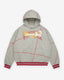 Denim Tears Men's Virginia Overlock Stitch Hoodie - (Grey)