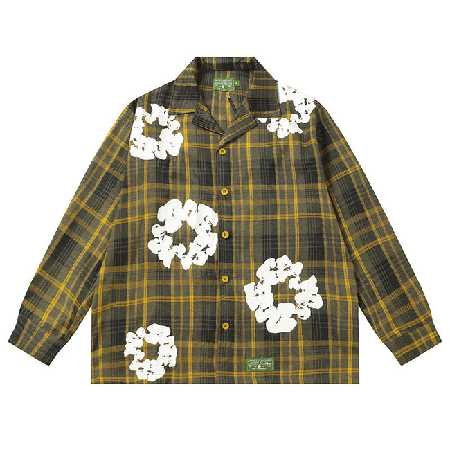 Denim Tears Shirt Kapok Plaid Long sleeve shirt Hover Image