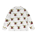 Denim Tears White Cherub Long Sleeve Button-Up Shirt