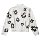 Denim Tears All‑Over Black Floral Print Streetwear Jacket