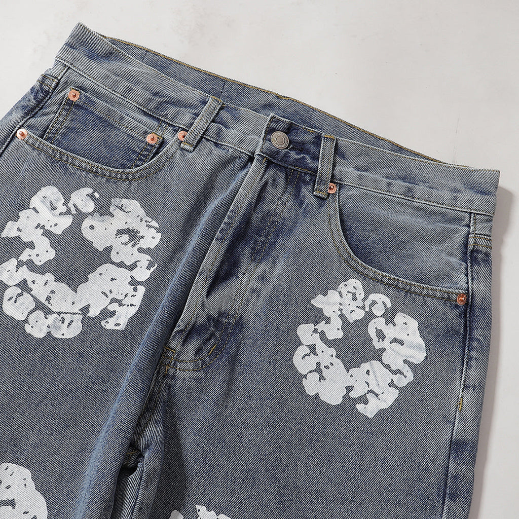 Denim Tears Cotton Wreath Blue Denim Jeans