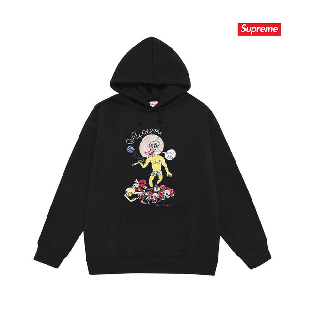 Supreme × Daniel Johnston Hoodie – Black Hover Image