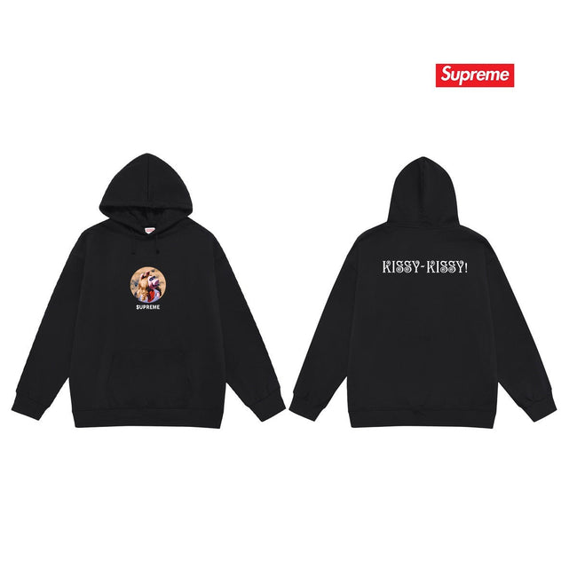 Supreme WTF Hoodie – Black (Monochrome) Hover Image
