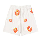 Denim Tears Clean off-white soft cotton casual sweat shorts