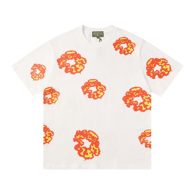 Denim Tears White Oversized  T-Shirt Hover Image