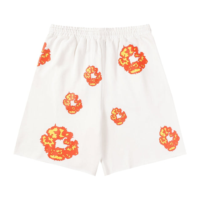 Denim Tears Clean off-white soft cotton casual sweat shorts Main Image