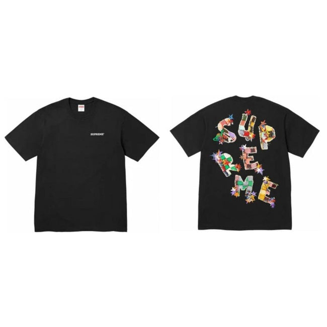 Supreme Flowers Tee – Black Hover Image