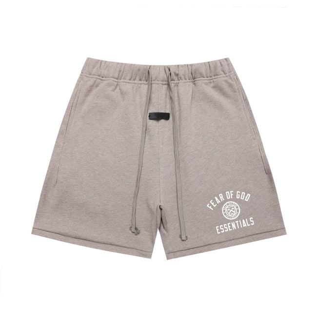 FEAR OF GOD FOG Double Line ESSENTIALS European and American Badge Printed High Street Loose Sports Shorts Trend (3) Hover Image