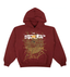 Sp5der Logo Hoodie Maroon