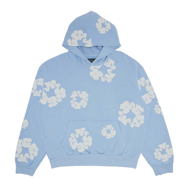 Denim Tears The Cotton Wreath Hoodie 'Powder Blue' Hover Image