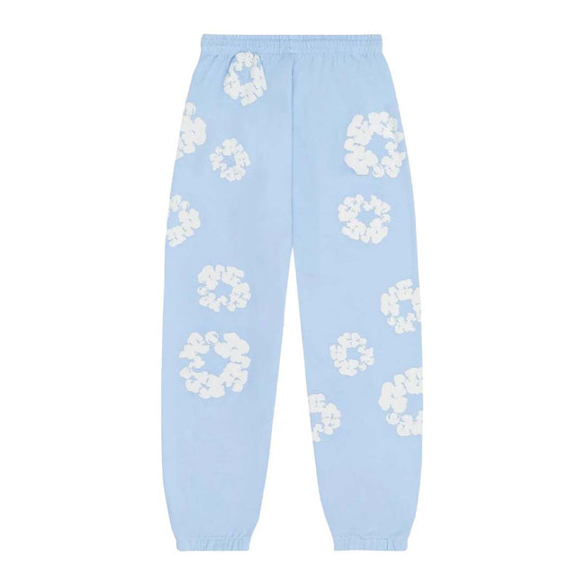 Denim Tears The Cotton Wreath Sweatpants 'Powder Blue' Main Image
