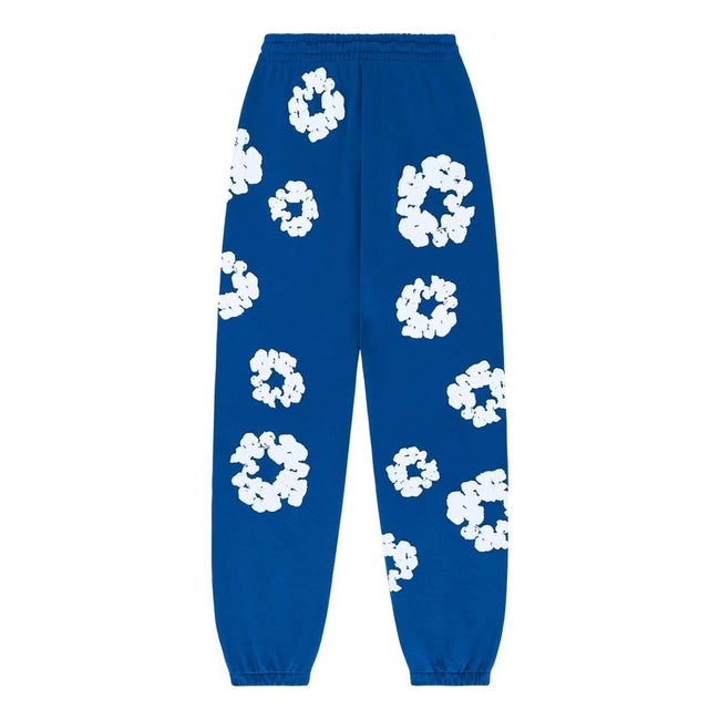 Denim Tears The Cotton Wreath Sweatpants Royal Blue Main Image