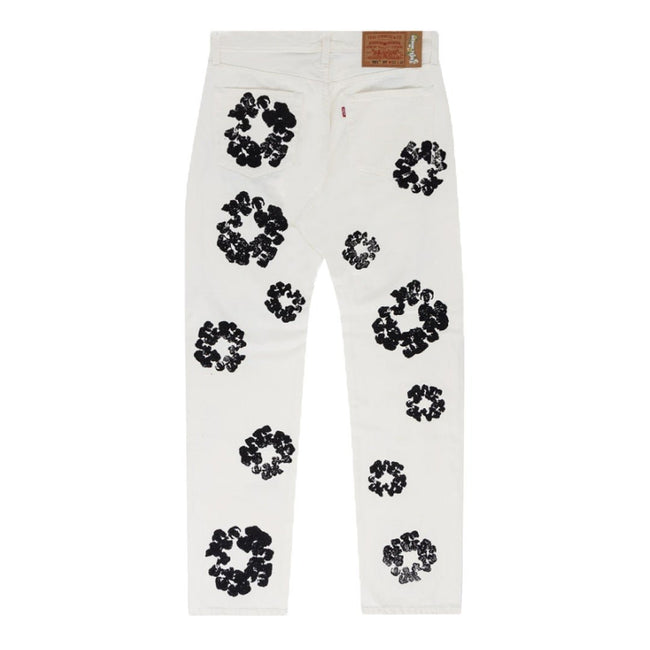 Denim Tears x Levi's Cotton Wreath Jeans White Main Image