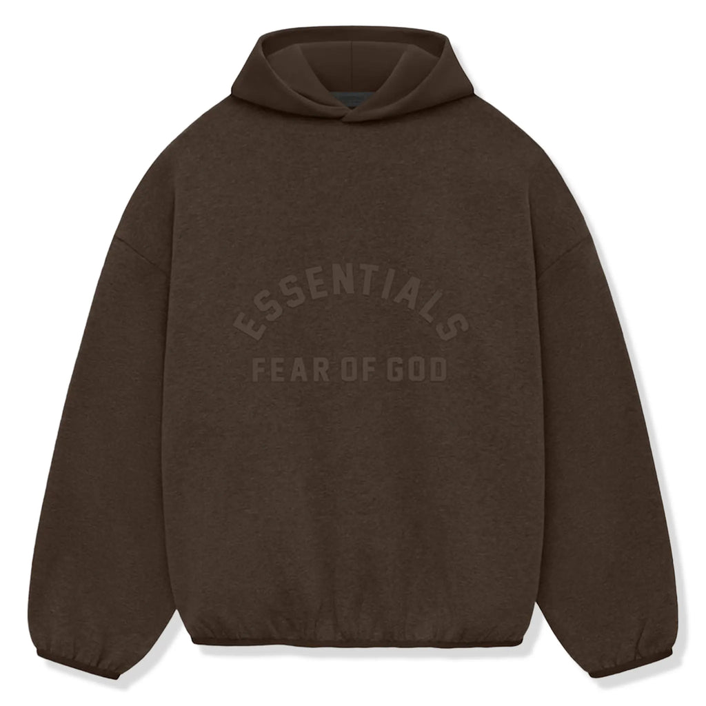 Fear Of God Essentials Core Collection Nylon Fleece Heather Wood Hoodie